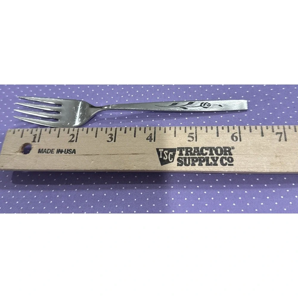 Oneida Oneidacraft Deluxe Capistrano Stainless Steel Salad Forks Fork Set Of‎ 6